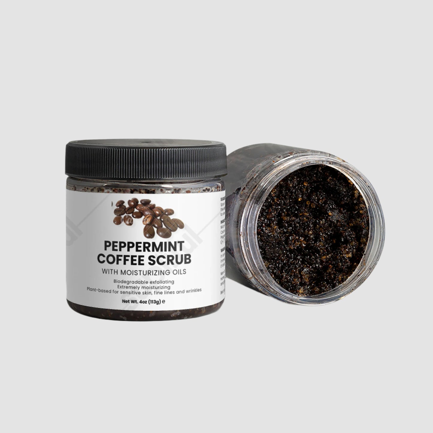 Peppermint Coffee Scrub