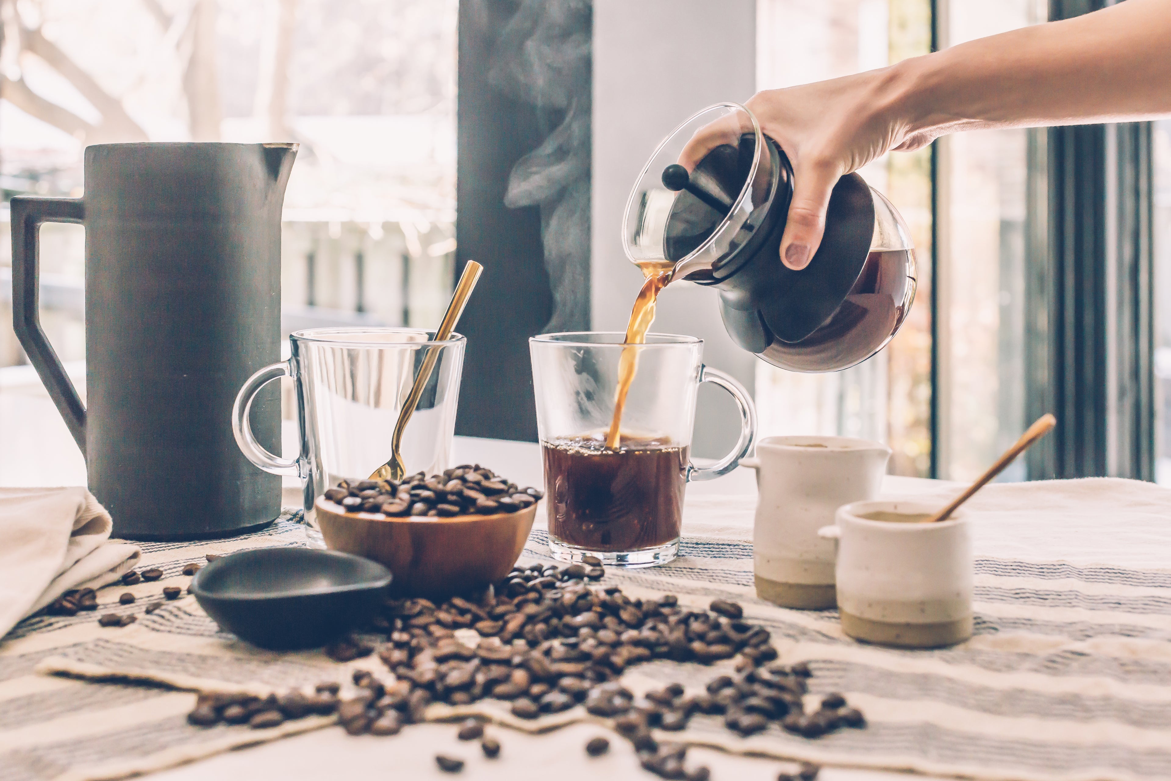 Real coffee Real Flavor Feel fresh 
focus active 