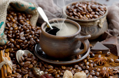 Real coffee Real Flavor Feel fresh 
focus active 